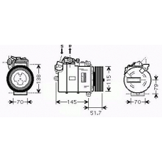 8412921 KUHLER SCHNEIDER Компрессор, кондиционер