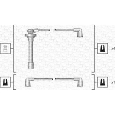 941318111173 MAGNETI MARELLI Комплект проводов зажигания