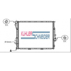 1400331 KUHLER SCHNEIDER Радиатор, охлаждение двигател