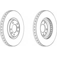 DDF1114-1 FERODO Тормозной диск