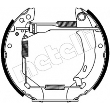 51-0059 METELLI Комплект тормозных колодок