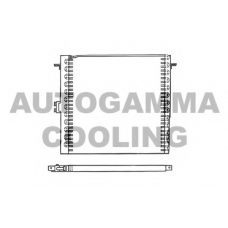 101845 AUTOGAMMA Конденсатор, кондиционер
