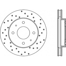 BDRS1870.25 OPEN PARTS Тормозной диск