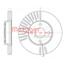 61467.10 METZGER Тормозной диск