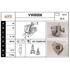 VW8006 SNRA Генератор