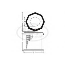 SB 3224 SCT Воздушный фильтр