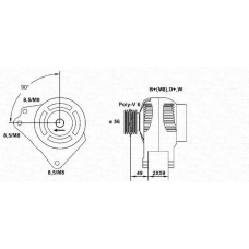 943355035010 MAGNETI MARELLI Генератор