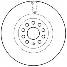 562663BC BENDIX Тормозной диск