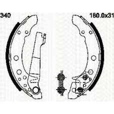 8100 10340 TRIDON Brake shoes