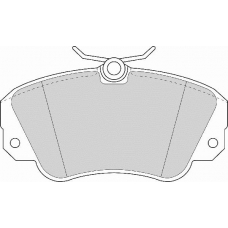 FD6532N NECTO Комплект тормозных колодок, дисковый тормоз