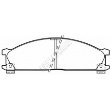 FBP3103 FIRST LINE Комплект тормозных колодок, дисковый тормоз