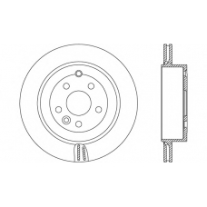 BDA2672.20 OPEN PARTS Тормозной диск