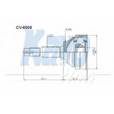 CV-6509 KAVO PARTS Шарнирный комплект, приводной вал