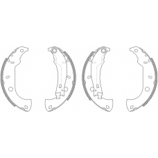 8DB 355 003-361 HELLA PAGID Комплект тормозных колодок