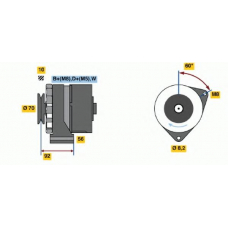 0 120 468 120 BOSCH Генератор