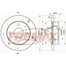 BD-4105 FREMAX Тормозной диск