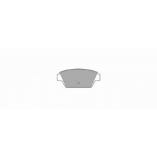 569 SIMER Комплект тормозных колодок, дисковый тормоз