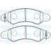 BP-8022 KAVO PARTS Комплект тормозных колодок, дисковый тормоз