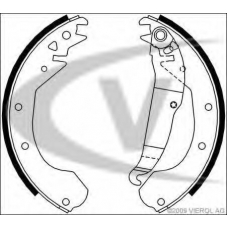 V40-8108 VEMO/VAICO Комплект тормозных колодок
