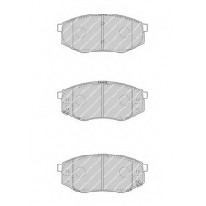 FDB4447 FERODO Комплект тормозных колодок, дисковый тормоз