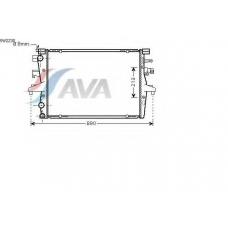 VW2230 AVA Радиатор, охлаждение двигателя