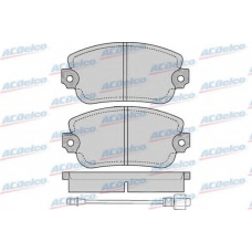 AC058145D AC Delco Комплект тормозных колодок, дисковый тормоз