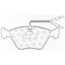 BP699 QH Benelux Комплект тормозных колодок, дисковый тормоз