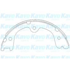 KBS-7404 KAVO PARTS Комплект тормозных колодок