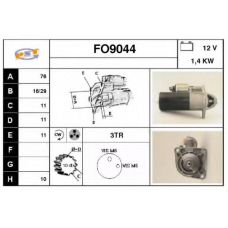 FO9044 SNRA Стартер