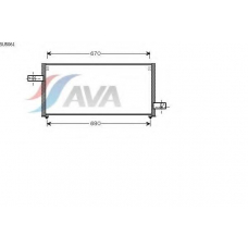 SU5061 AVA Конденсатор, кондиционер