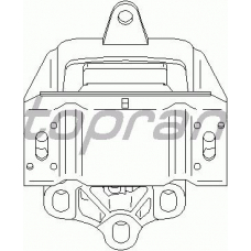 110 760 TOPRAN Подвеска, двигатель