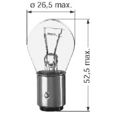 312214 BERU Лампа накаливания, фонарь сигнала торможения; Ламп