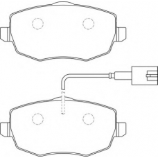 DBP231976 DURON Комплект тормозных колодок, дисковый тормоз