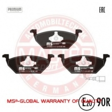 13046071172N-SET-MS MASTER-SPORT Комплект тормозных колодок, дисковый тормоз