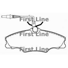 FBP3076 FIRST LINE Комплект тормозных колодок, дисковый тормоз