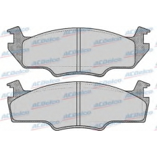 AC058227D AC Delco Комплект тормозных колодок, дисковый тормоз