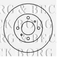 BBD5097 BORG & BECK Тормозной диск