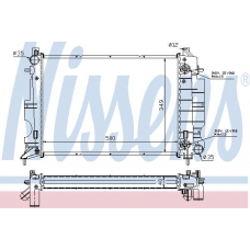 64034A NISSENS Радиатор, охлаждение двигателя