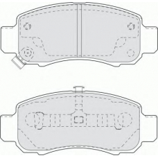 FDB1609 FERODO Комплект тормозных колодок, дисковый тормоз