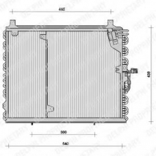 TSP0225038 DELPHI Конденсатор, кондиционер