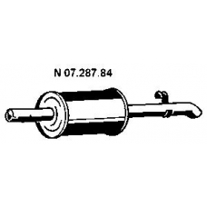 07.287.84 EBERSPACHER Глушитель выхлопных газов конечный