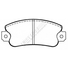 FBP1131 FIRST LINE Комплект тормозных колодок, дисковый тормоз
