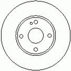 6834 10 KAWE Тормозной диск