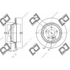 BD1150 DJ PARTS Тормозной диск