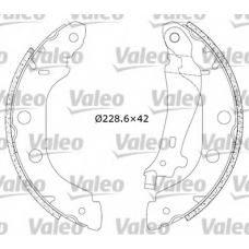 554639 VALEO Комплект тормозных колодок