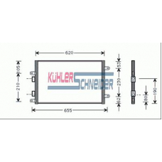 1022701 KUHLER SCHNEIDER Конденсатор, кондиционер