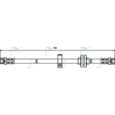 HOS3468 APEC Тормозной шланг