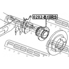 0282-B10RS FEBEST Ступица колеса