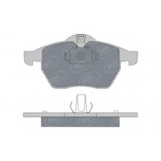 SP 303 SCT Комплект тормозных колодок, дисковый тормоз