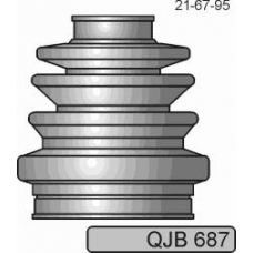 QJB687 QUINTON HAZELL Комплект пылника, приводной вал